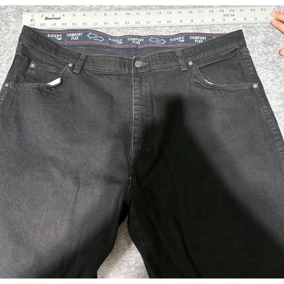 Lee Jeans Men's Size 40x32 Black Riders Comfort Flex - Picture 1 of 7